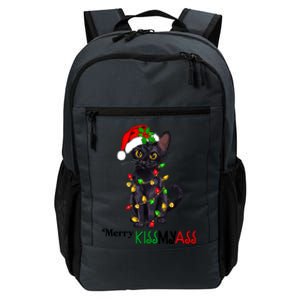 Funny Black Cat Merry Myass Xmas Pajamas Chritsmas Gift Daily Commute Backpack