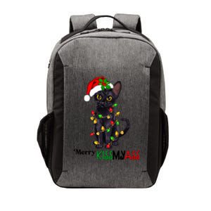 Funny Black Cat Merry Myass Xmas Pajamas Chritsmas Gift Vector Backpack