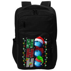 Funny Bowling Christmas Ugly Sweater Bowling Xmas Outfit Cool Gift Impact Tech Backpack