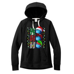 Funny Bowling Christmas Ugly Sweater Bowling Xmas Outfit Cool Gift Women's Fleece Hoodie