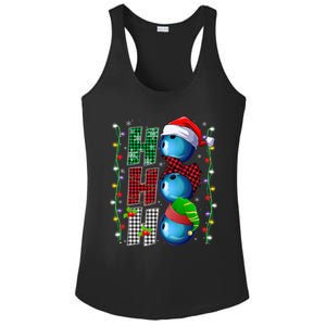 Funny Bowling Christmas Ugly Sweater Bowling Xmas Outfit Cool Gift Ladies PosiCharge Competitor Racerback Tank