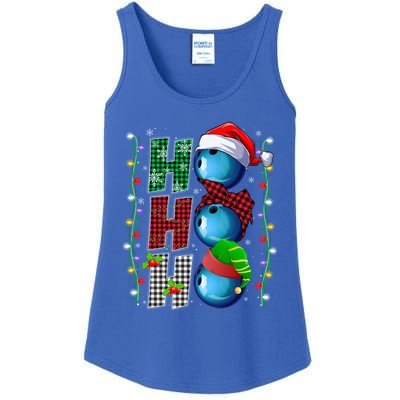 Funny Bowling Christmas Ugly Sweater Bowling Xmas Outfit Cool Gift Ladies Essential Tank