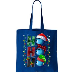 Funny Bowling Christmas Ugly Sweater Bowling Xmas Outfit Cool Gift Tote Bag