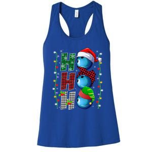 Funny Bowling Christmas Ugly Sweater Bowling Xmas Outfit Cool Gift Women's Racerback Tank