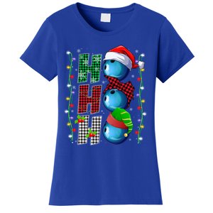 Funny Bowling Christmas Ugly Sweater Bowling Xmas Outfit Cool Gift Women's T-Shirt