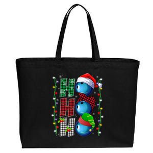 Funny Bowling Christmas Ugly Sweater Bowling Xmas Outfit Cool Gift Cotton Canvas Jumbo Tote