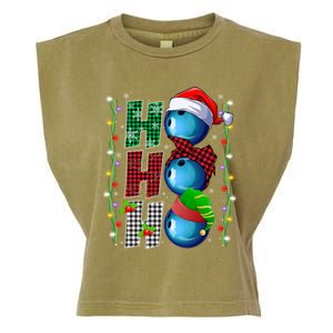 Funny Bowling Christmas Ugly Sweater Bowling Xmas Outfit Cool Gift Garment-Dyed Women's Muscle Tee