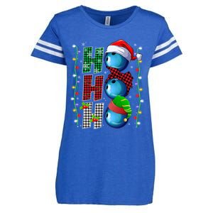 Funny Bowling Christmas Ugly Sweater Bowling Xmas Outfit Cool Gift Enza Ladies Jersey Football T-Shirt