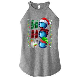 Funny Bowling Christmas Ugly Sweater Bowling Xmas Outfit Cool Gift Women's Perfect Tri Rocker Tank