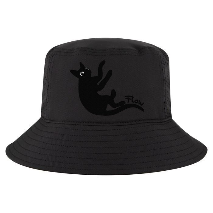 Flow Black Cat Gift Cool Comfort Performance Bucket Hat