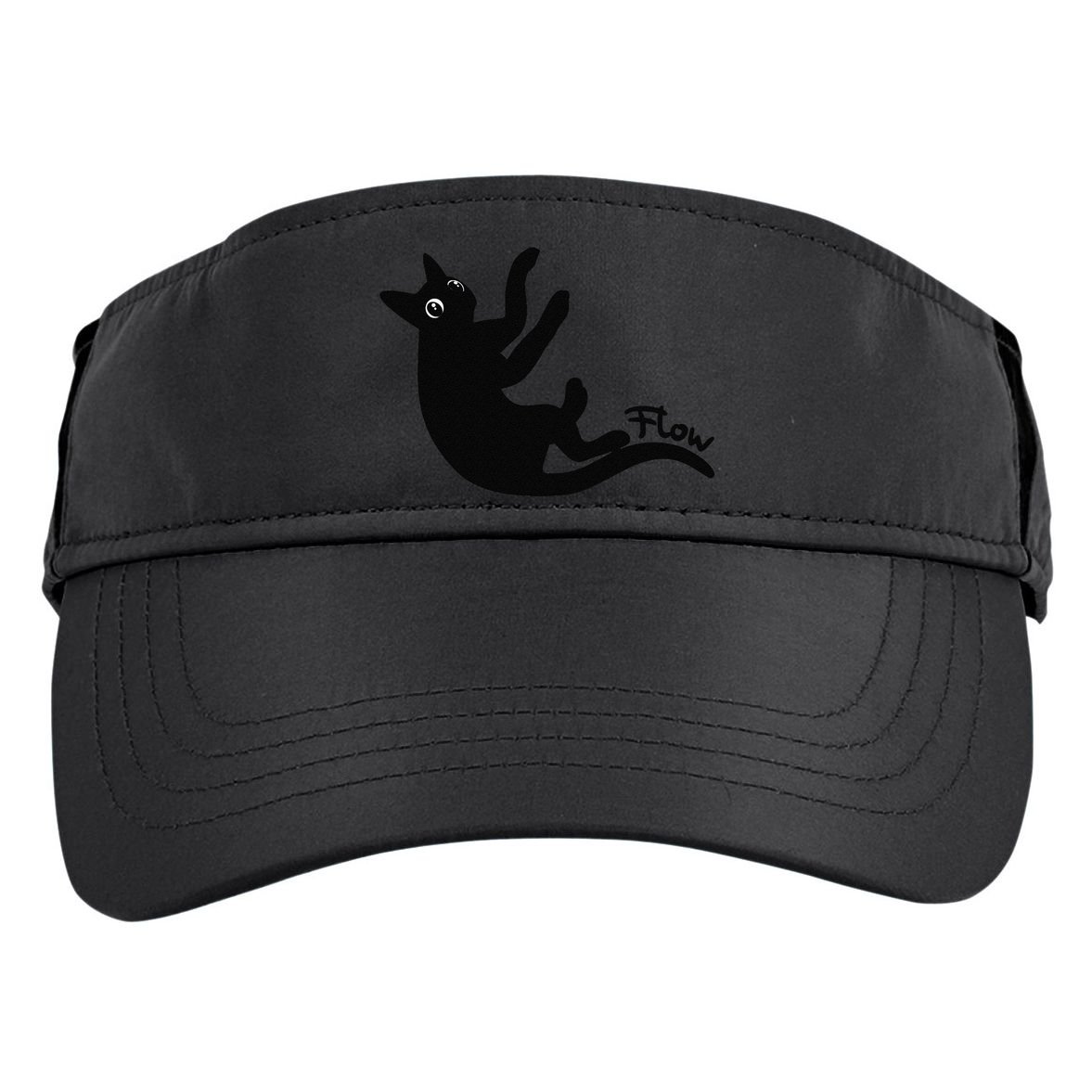 Flow Black Cat Gift Adult Drive Performance Visor