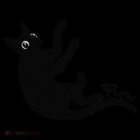 Flow Black Cat Gift Kids T-Shirt