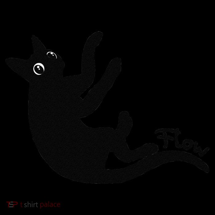 Flow Black Cat Gift Kids T-Shirt