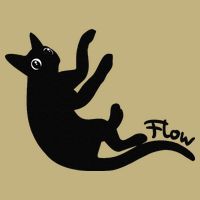 Flow Black Cat Gift Cooling Performance Crew T-Shirt
