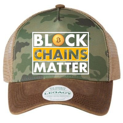 Funny Block Chains Matter Meme Legacy Tie Dye Trucker Hat