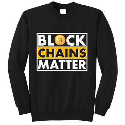Funny Block Chains Matter Meme Sweatshirt