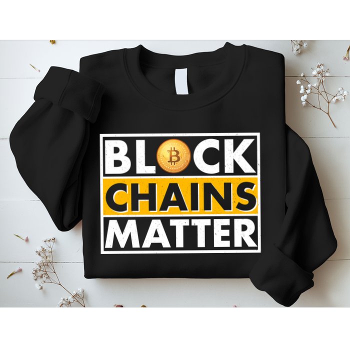 Funny Block Chains Matter Meme Sweatshirt