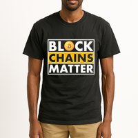 Funny Block Chains Matter Meme Tall T-Shirt