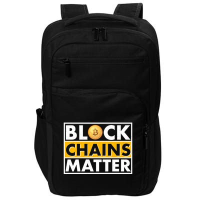 Funny Block Chains Matter Meme Impact Tech Backpack