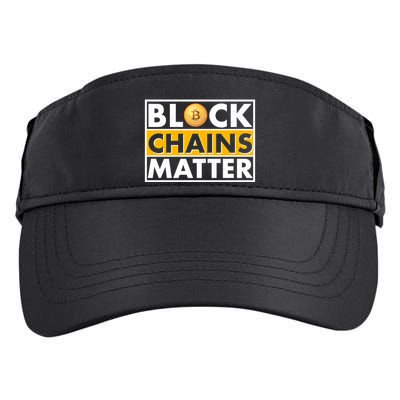 Funny Block Chains Matter Meme Adult Drive Performance Visor