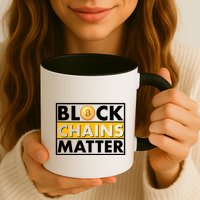 Funny Block Chains Matter Meme Mug