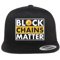 Funny Block Chains Matter Meme Flatbill Hat
