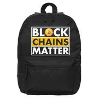 Funny Block Chains Matter Meme 16 in Basic Backpack