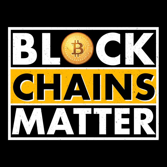 Funny Block Chains Matter Meme Baby Bodysuit