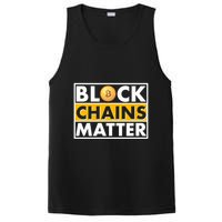 Funny Block Chains Matter Meme PosiCharge Competitor Tank
