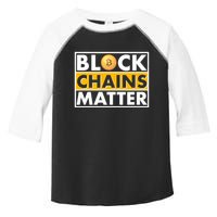 Funny Block Chains Matter Meme Toddler Fine Jersey T-Shirt