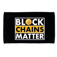 Funny Block Chains Matter Meme Microfiber Hand Towel