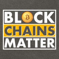 Funny Block Chains Matter Meme Cotton Canvas Backpack