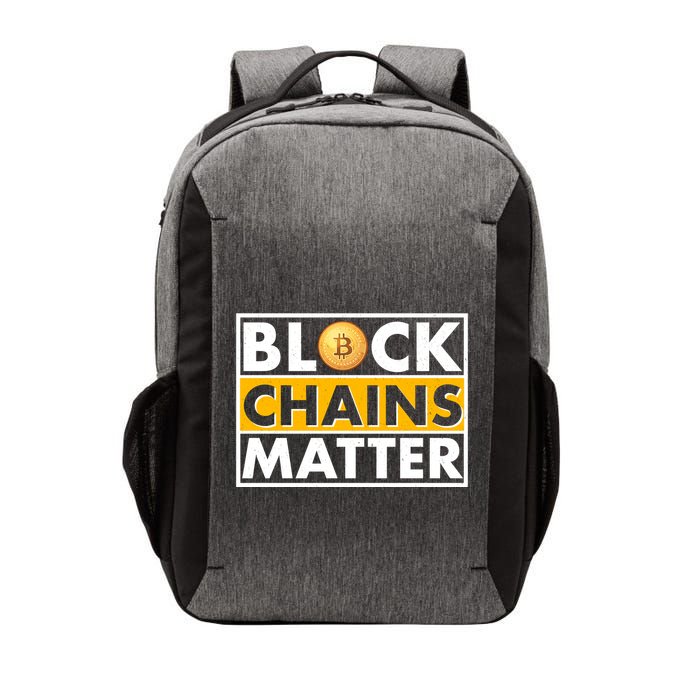 Funny Block Chains Matter Meme Vector Backpack