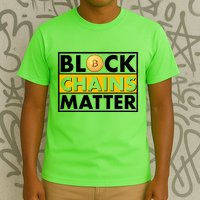 Funny Block Chains Matter Meme T-Shirt