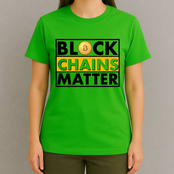 Funny Block Chains Matter Meme T-Shirt