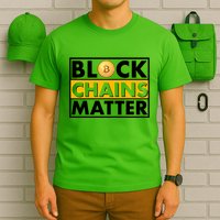 Funny Block Chains Matter Meme T-Shirt