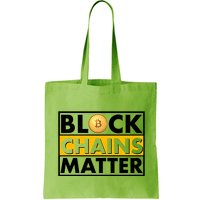 Funny Block Chains Matter Meme Bag