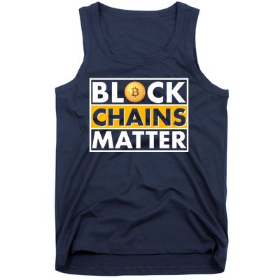 Funny Block Chains Matter Meme Tank Top