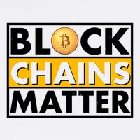 Funny Block Chains Matter Meme Garment-Dyed Sweatshirt