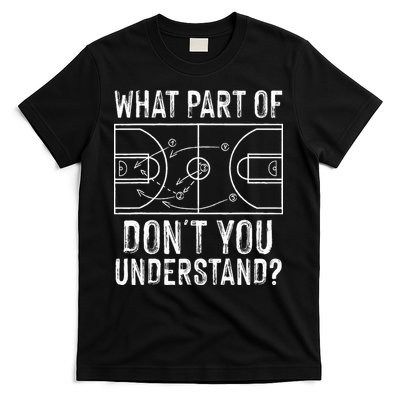 Funny Basketball Coach Design  Ball Game Trainers T-Shirt