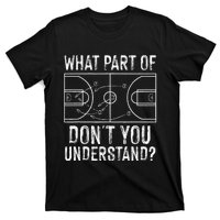 Funny Basketball Coach Design  Ball Game Trainers T-Shirt