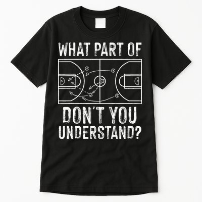 Funny Basketball Coach Design  Ball Game Trainers Tall T-Shirt