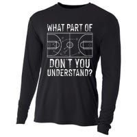 Funny Basketball Coach Design  Ball Game Trainers Cooling Performance Long Sleeve Crew