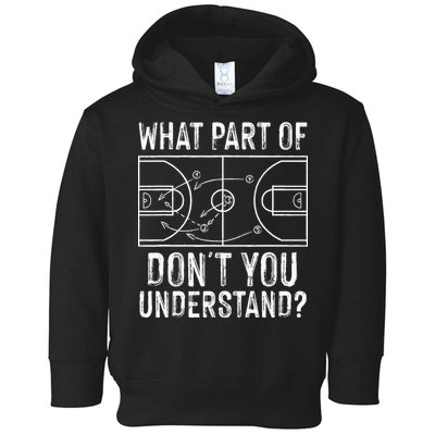 Funny Basketball Coach Design  Ball Game Trainers Toddler Hoodie