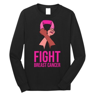 Fight Breast Cancer Together Long Sleeve Shirt