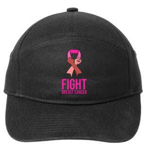 Fight Breast Cancer Together 7-Panel Snapback Hat