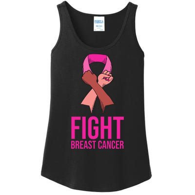 Fight Breast Cancer Together Ladies Essential Tank