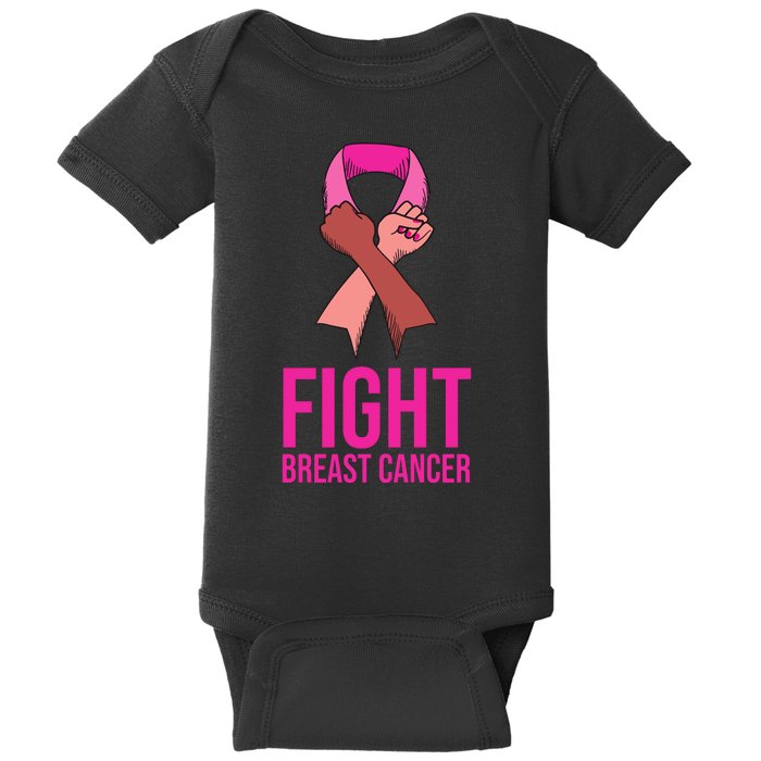 Fight Breast Cancer Together Baby Bodysuit