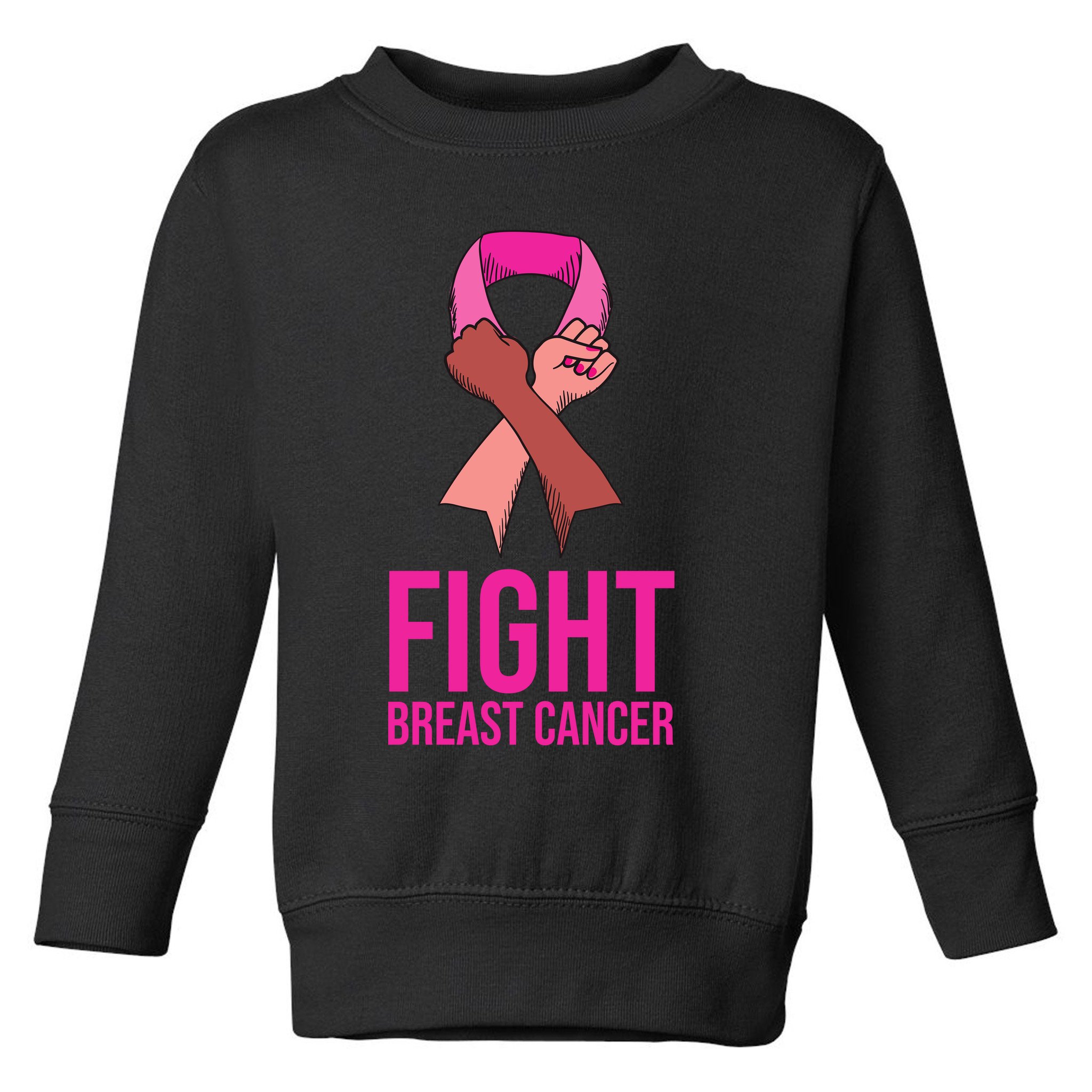Fight Breast Cancer Together Toddler Sweatshirt