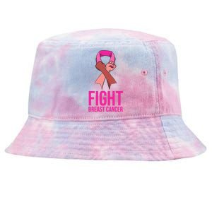 Fight Breast Cancer Together Tie-Dyed Bucket Hat